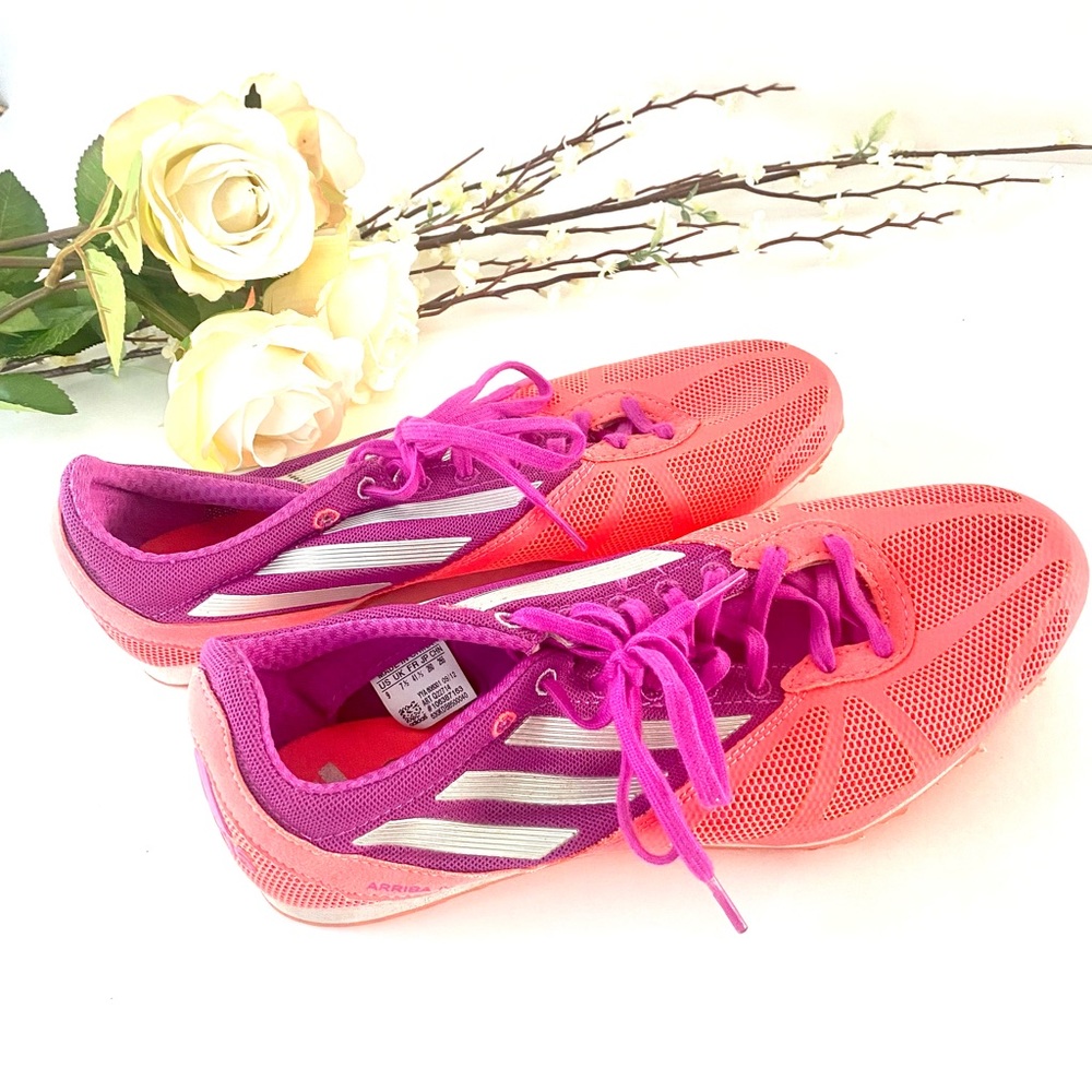 Adidas track and field sneakers
